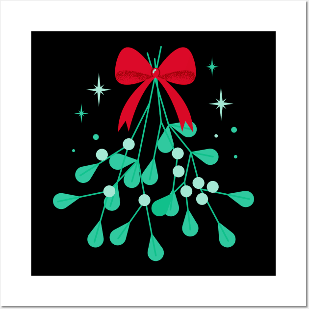 merry christmas ornaments Wall Art by Salma Ismail